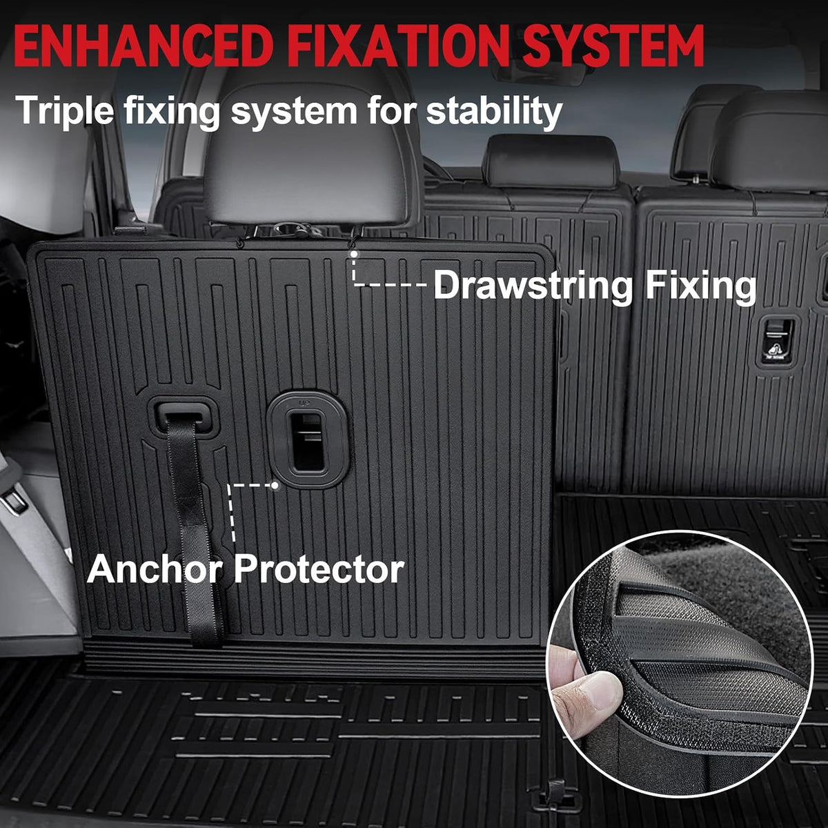 Floor Mats for 2024-2027 Hyundai Santa Fe 6/7-Seat Accessories