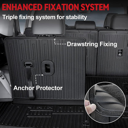 Floor Mats for 2024-2027 Hyundai Santa Fe 6/7-Seat Accessories