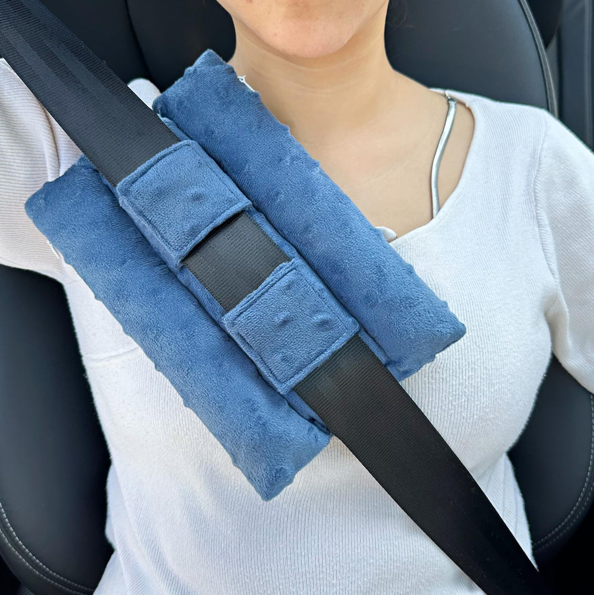 Chemo Port Pillows for Patients Seatbelt, Chemo Port Protector Pacemaker Seat Belt Cushion, Chemotherapy Must Haves Chemo Gifts Men Women Cancer, Minky Dot Gray