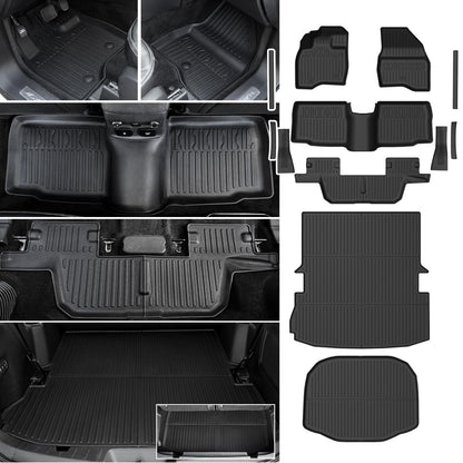 Floor Mats for Ford Expedition Max 2018-2024 8 Seats w/Cargo Mat