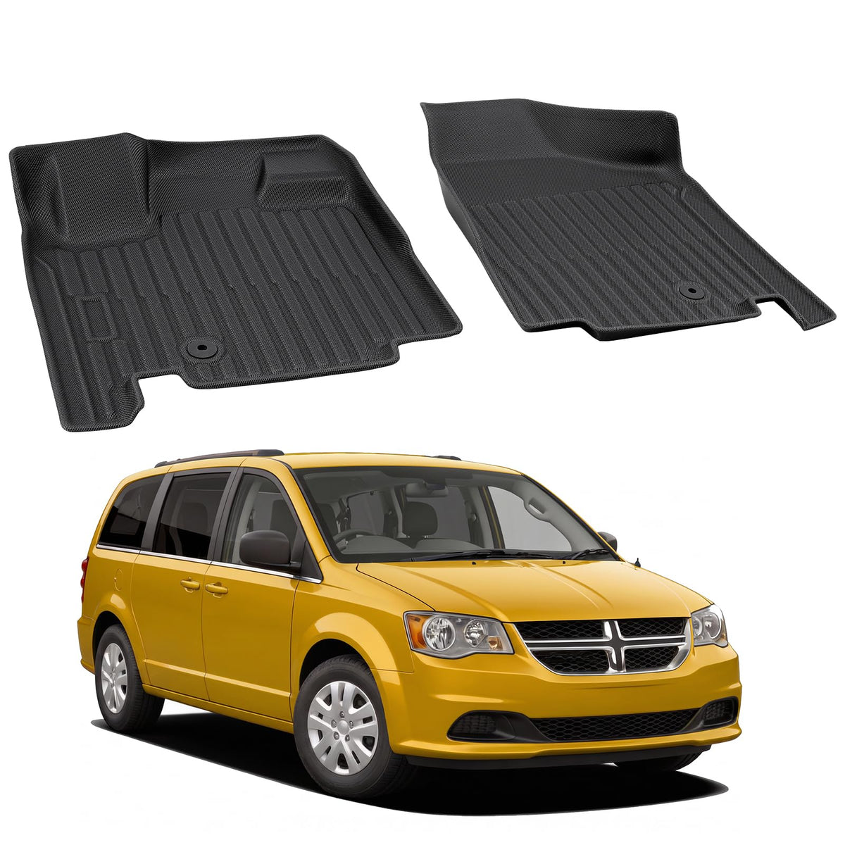 Car Floor Mats for Chevy Equinox for GMC Terrain 2018-2024