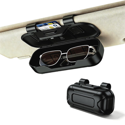 Car Sun Visor Sunglasses Holder,Black ABS Eyeglasses Case