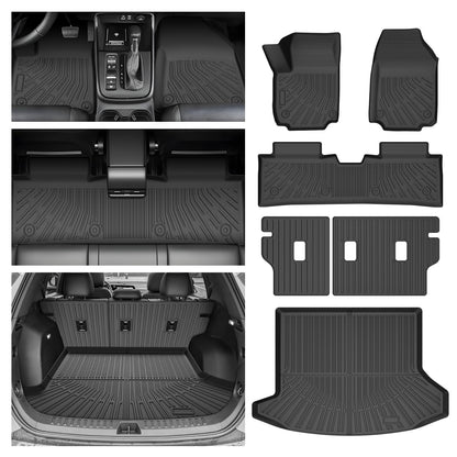 Cartist Floor Mats Fit for Honda HR-V HRV 2023 2024 2025 2026 (Include Hybrid) All Weather Floor Liners Front & 2nd Row Floor Mat for HRV Heavy Duty