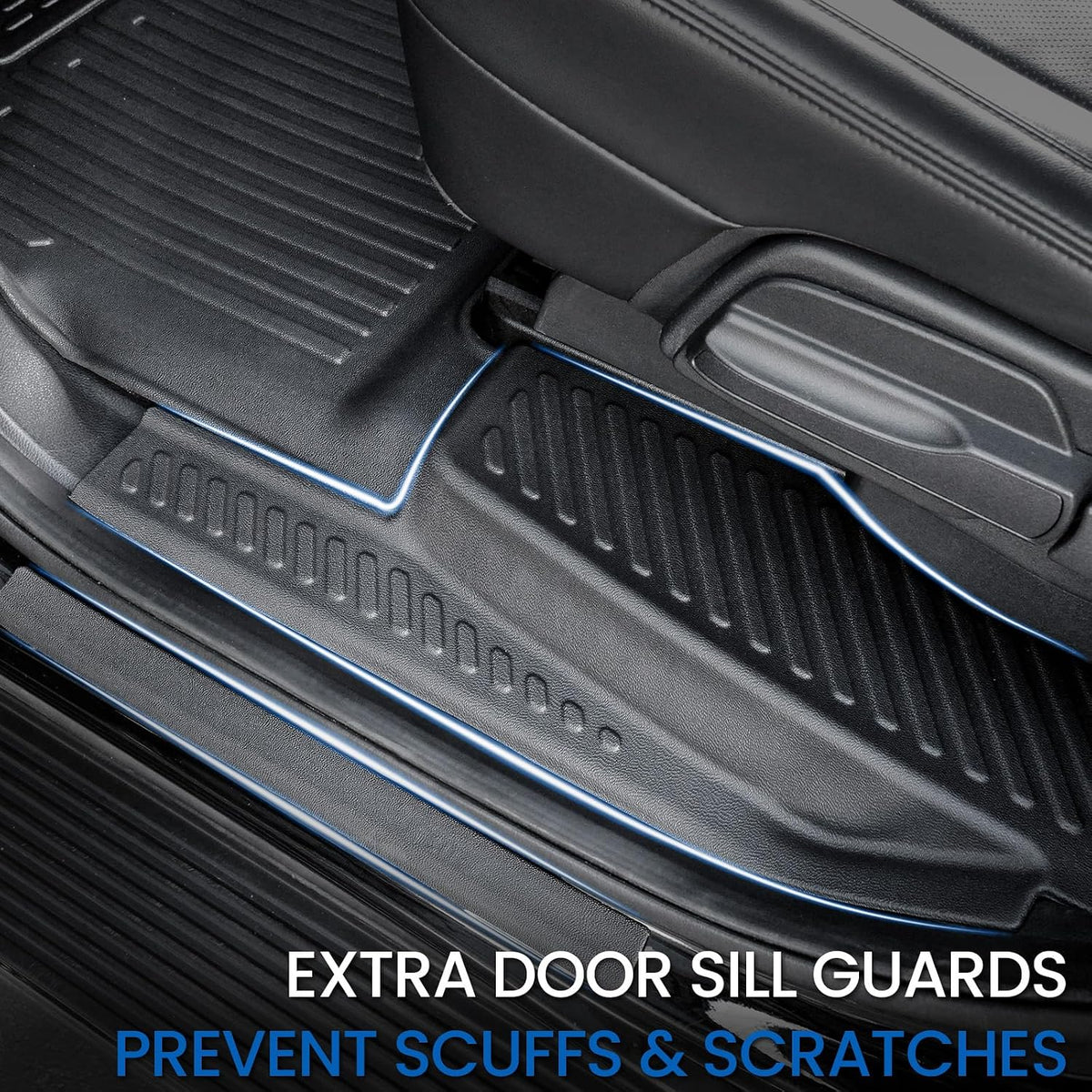 Floor Mats for Ford Expedition Max 2018-2024 8 Seats w/Cargo Mat