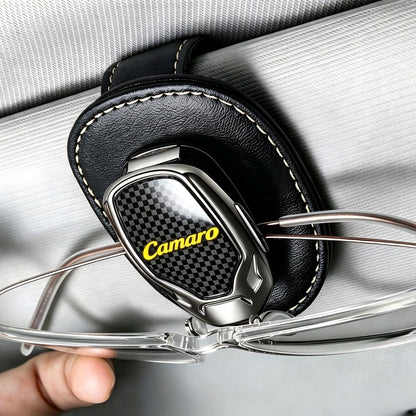 Sunglass Holder for Chevy SS Sun Visor, Car Glasses Clip, Black