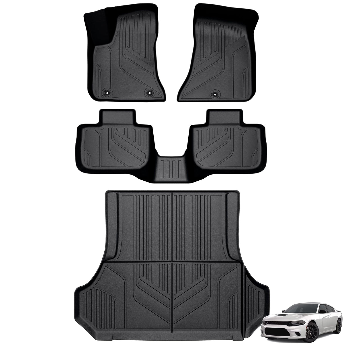 KARPAL Floor Mats for 2017-2026 2027 Chrysler Pacifica 7 Seats (Not Hybrid)