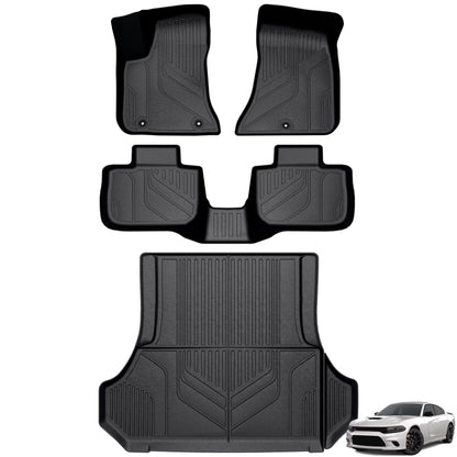 KARPAL Floor Mats for 2017-2026 2027 Chrysler Pacifica 7 Seats (Not Hybrid)