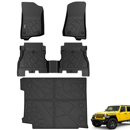 KARPAL Floor Mats for 2017-2026 2027 Chrysler Pacifica 7 Seats (Not Hybrid)