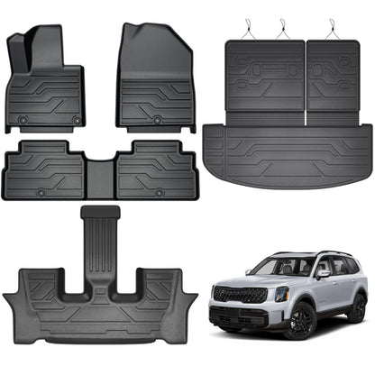 KARPAL Floor Mats for 2017-2026 2027 Chrysler Pacifica 7 Seats (Not Hybrid)