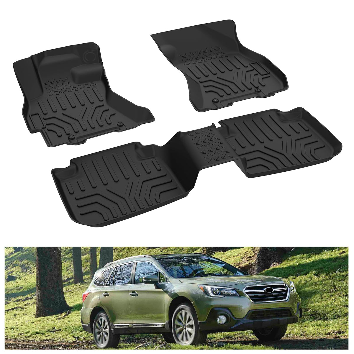 Kiwi Master Floor Mats for 2021-2026 Nissan Rogue (Not Sport)
