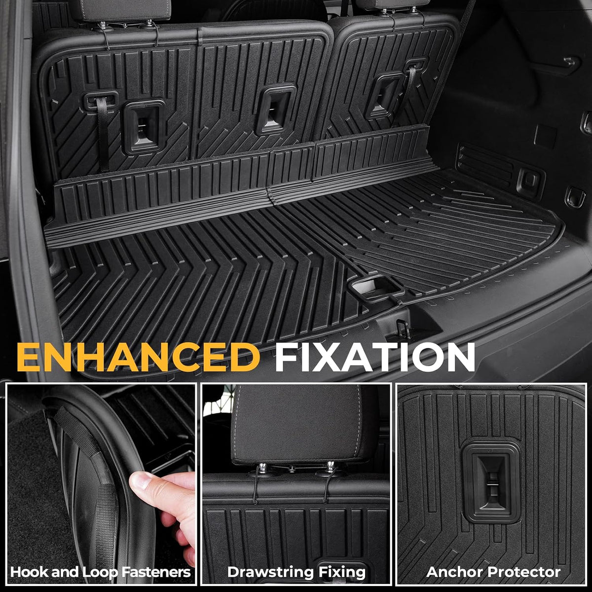 Floor Mats for 2018-2023 Chevy Traverse 7-Seat Accessories