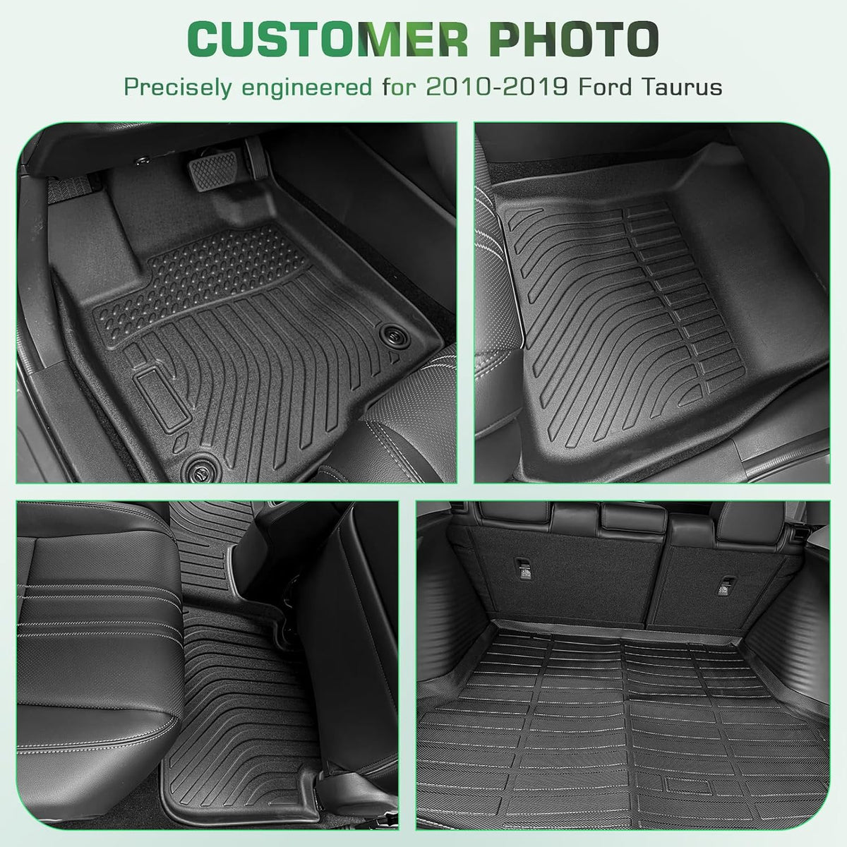 Floor Mats for Ford Taurus 2019-2010, for Taurus SE | SEL | Limited | SHO