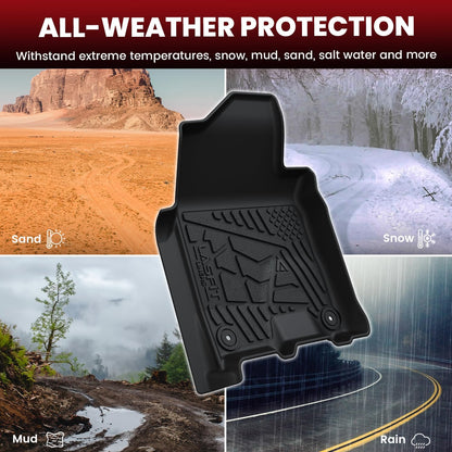 LASFIT Floor Mats for RAM 2500/3500 Crew Cab 2019-2026 2027 Bucket Seat