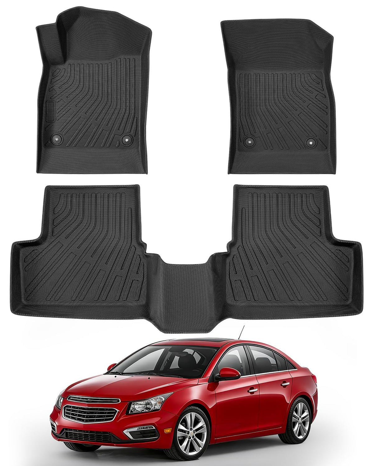 for Toyota Sienna 2013-2020 Floor Mats Cargo Liner Trunk Mat (8 Seater)