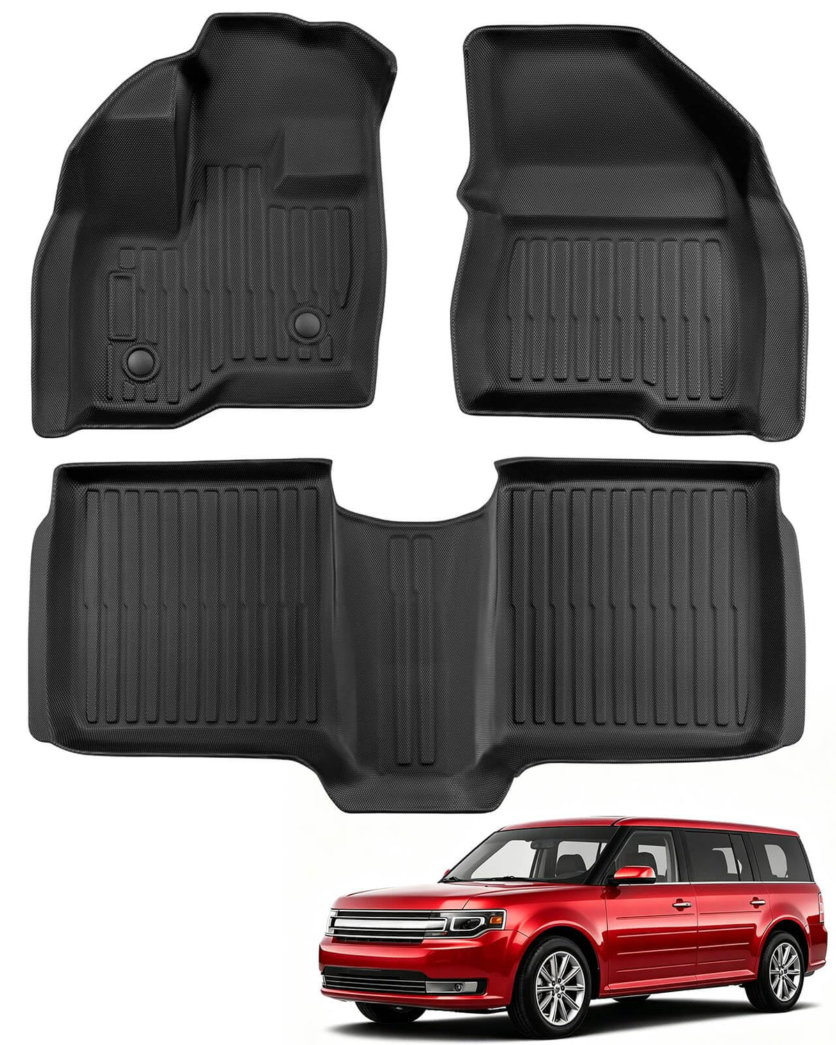 for Toyota Sienna 2013-2020 Floor Mats Cargo Liner Trunk Mat (8 Seater)