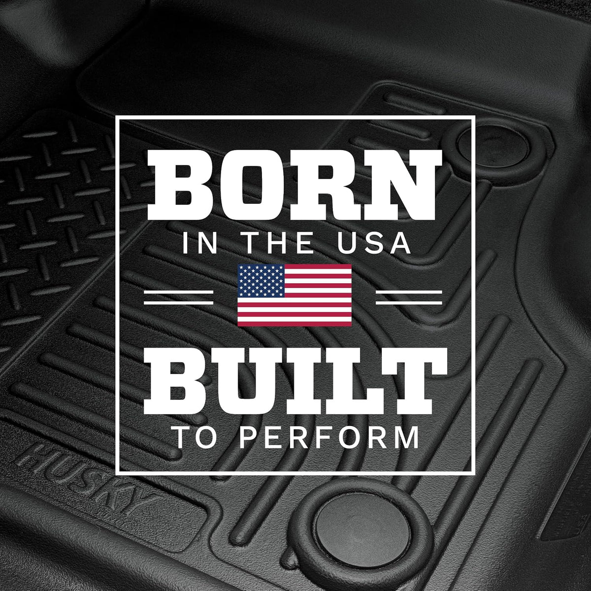 Husky Liners Weatherbeater Floor Mats | Fits 2016-2017 Subaru Crosstrek; 2012-2016 Subaru Impreza | Front & 2nd Row, 3-pc Black - 99801