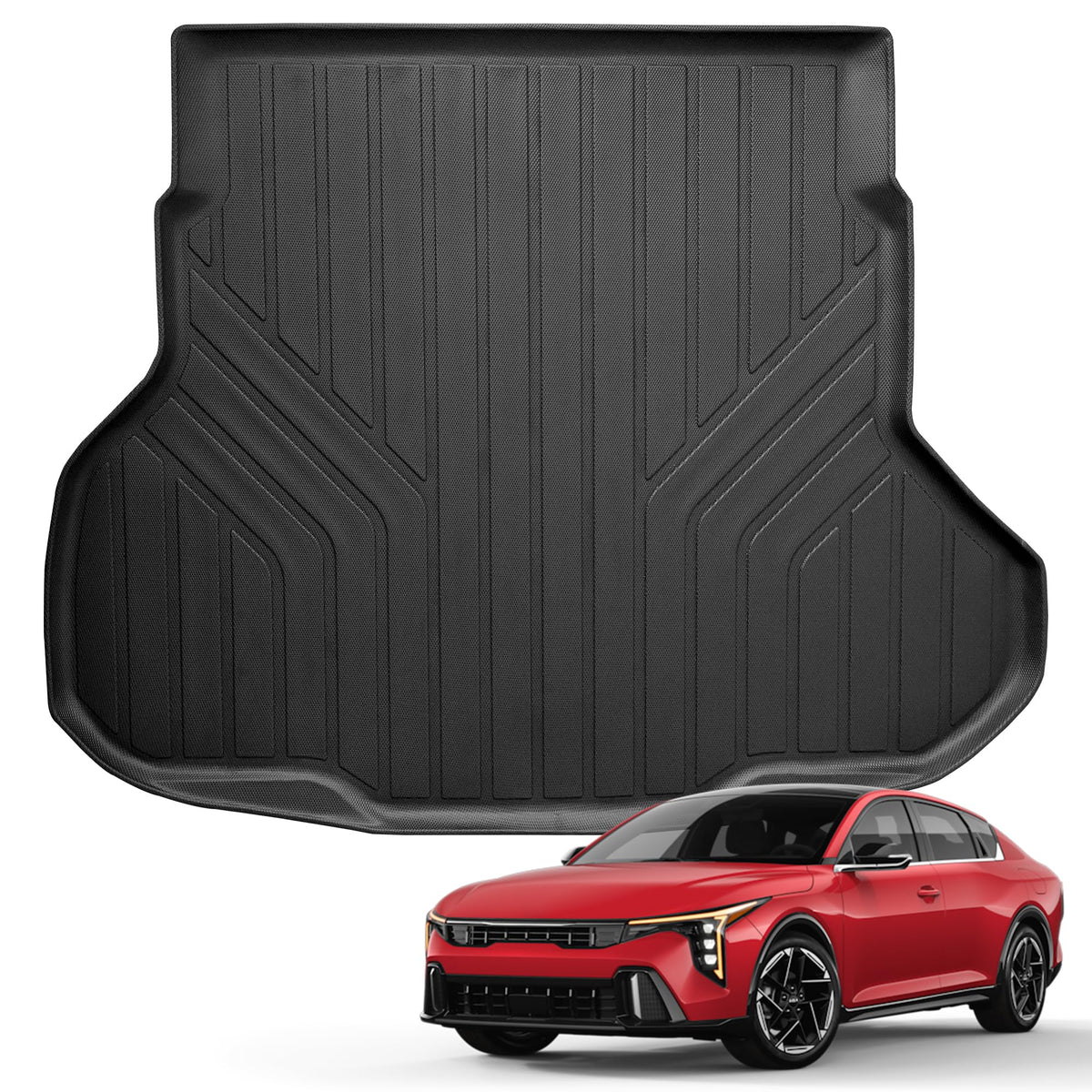 AUXKO Floor Mats Cargo Mat Backrest Mat for 2027 Kia Telluride Hybrid