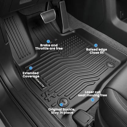 AUXKO Floor Mats Cargo Mat Backrest Mat for 2027 Kia Telluride Hybrid